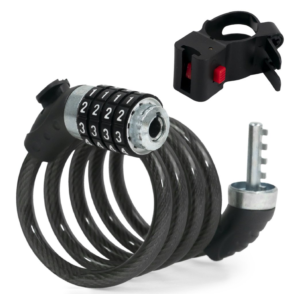 4' Bike Cable Lock with Combination Anti Theft - FO3957