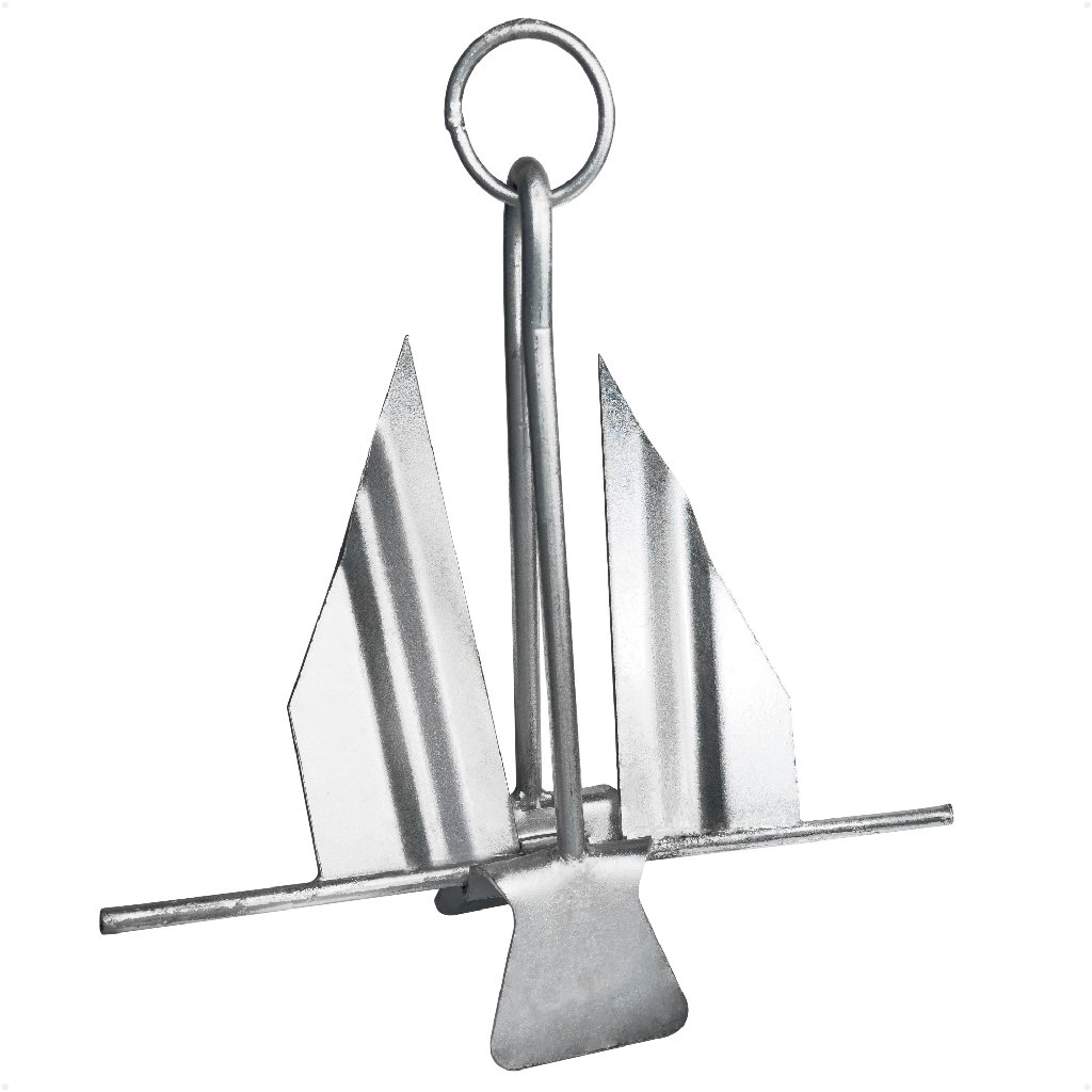 5 Lb. Slip-Ring Fluke Anchor, Galvanized Steel - FO4555