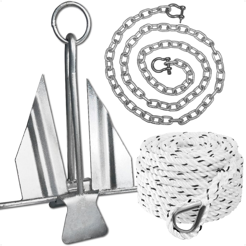 9 Lb. Slip-Ring Fluke Anchor Kit - FO4557-4571